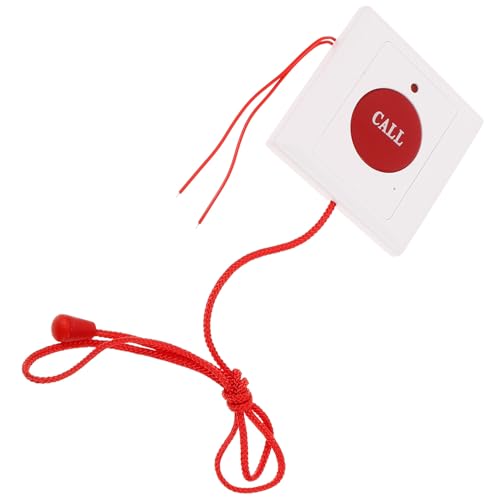 TOBBOMEY Pulsante Sos di Emergenza da Parete con Corda per Anziani e Pazienti Allarme Rapido per Chiamata di Aiuto Dispositivo Sos Salva Vita per Uso Domestico e Ospedaliero