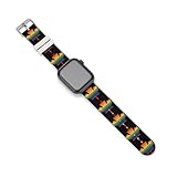 LGBTQ Proud Canada - Correas de reloj de silicona de arce compatibles con Apple Watch Slim Watch con liberación rápida, 42mm/44mm, Silicona