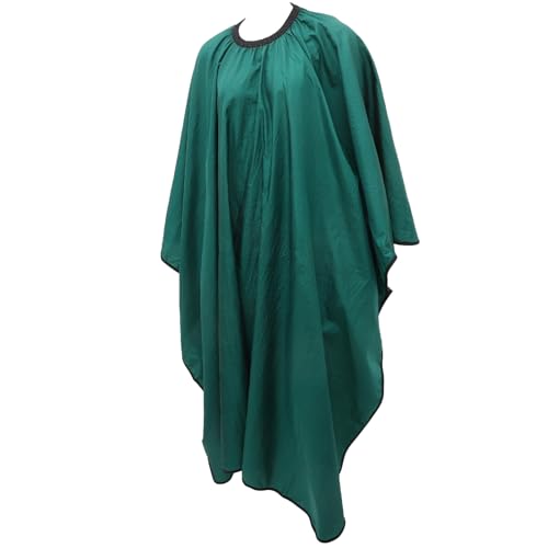 PACKOVE Delantal de Corte de Pelo para Adultos de Peluquería Hecha de Material Uso Salón de Belleza Color Verde