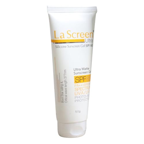 Image of La Screen Ultra Silicone Sunscreen Spf 60 P+++ - Tube of 50g Gel