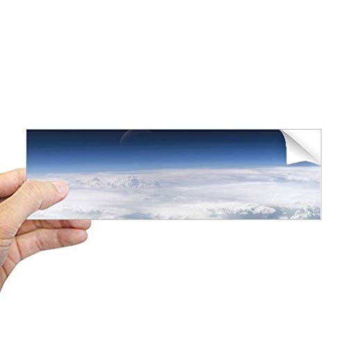 Sticker pour fenêtre nuages blancs film adhésif rectangulaire vitrage