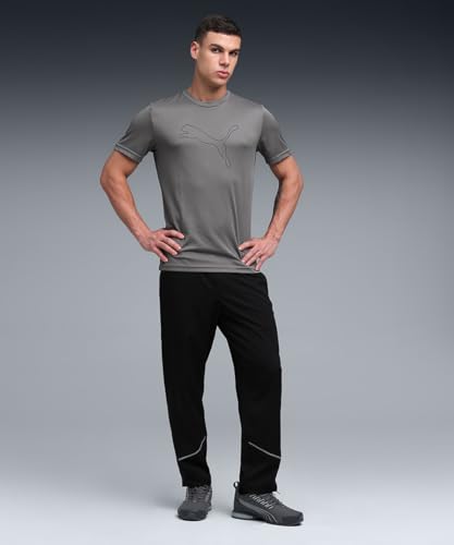 Image of Puma Men Polyester Solid Regular Fit T-Shirt
