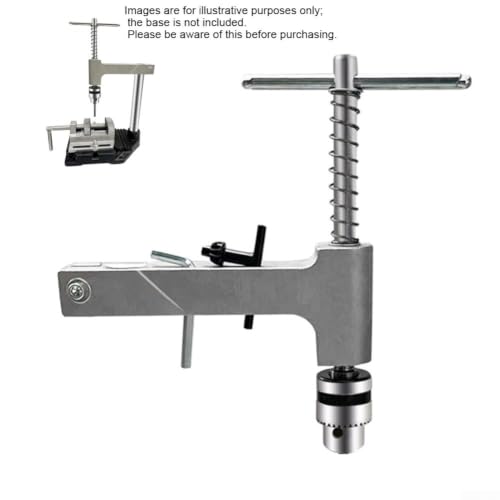 Soporte vertical para máquina de roscado en aluminio resistente con llave ajustable 6