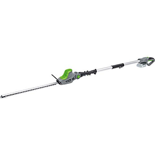 LUX-TOOLS A-HS-20/51T Akku-Teleskopheckenschere mit 51 cm Schnittlänge & 14 mm Schnittstärke | 20V Heckenschere mit lasergeschliffenen Schneiden inkl. Teleskop-Stiel [ohne Akku/ohne Ladegerät]