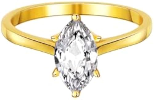 Bague moissanite marquise 1 carat bague anti-ternissement en argent VVS1 femme
