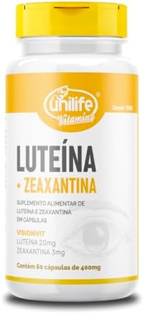 Unilife Luteína E Zeaxantina - 60 Cápsulas