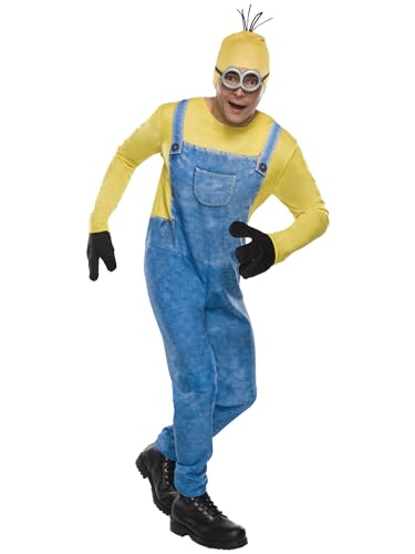 Rubies Official Universal Studios Minion Kevin Costume, Adult Fancy Dress Halloween, World Book Day