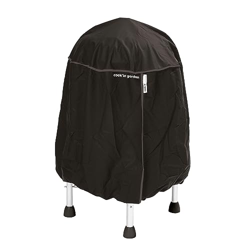 Cook’in Garden - Housse Barbecue Ronde Universelle, Diamètre 70 cm, Imperméable et Déperlante, Résistante aux UV et Intempéries, Compatible Toutes...