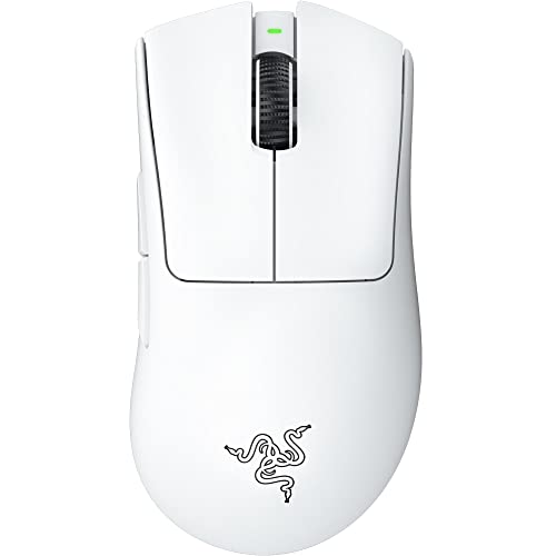 Razer DeathAdder V3 Pro - Leichte kabellose Ergonomische Esports-Maus (64g Leichtes Design, Focus Pro 30K Optischer Sensor, Mausschalter Gen-3, HyperSpeed Wireless) Weiß