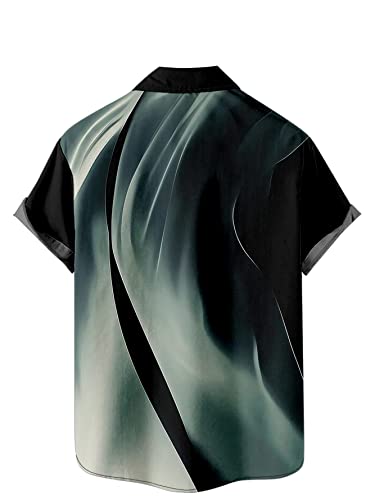 Hawaiian Shirts for Men Bowling Short Sleeve Print Regular Fit Summer Beach Casual Button Down Aloha Shirts2