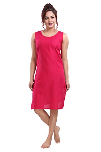 Image of Cotton Rich Camisole Slip for Women | Long Kurti Slip /Suit Slip /Camisole Slip Knee Length Inner(Long Inner)