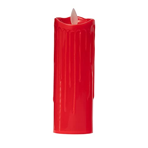 YUCHUANGYE Vela Led Luces eternas sin Llama, Bombilla Parpadeante Brillante, lámparas de Vela Led for celebración de Festivales de Temporada Velas Led(15cm)