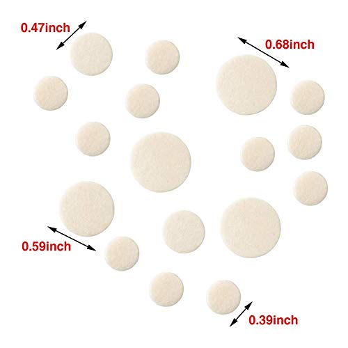 RETYLY 27 Pcs Clarinet Instrument Accessory Replacement Kit, Include 10 Neck Connection Cork and 17 Woodwind Instrument