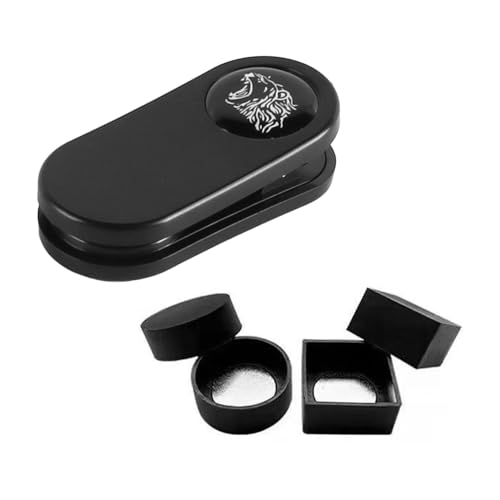 Laroal Professioneller magnetischer Kreidehalter für Billard-Pool-Queue, langlebiger, geräuschloser Kreidehalter, praktisches...