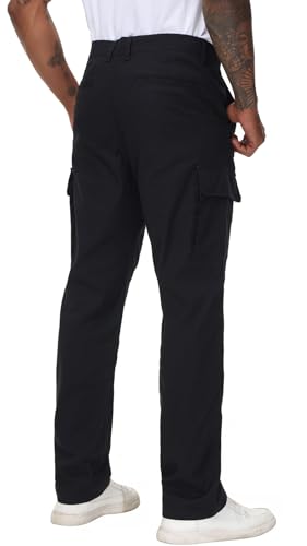 Soojun Men's Fashion Lightweight Cargo Style Casual Pants3