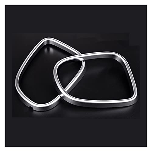 Couverture de rétroviseur anti-rayure ABS robuste garniture de cadre extérieur 2X