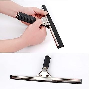 Amigos Store™ Stainless Steel Glass Squeegee SS-35cm Glass Cleaning Wiper Glass Cleaner Window Glass Wipe(Black) (1) (B07QWXFPJC) Amazon Price History, Amazon Price Tracker