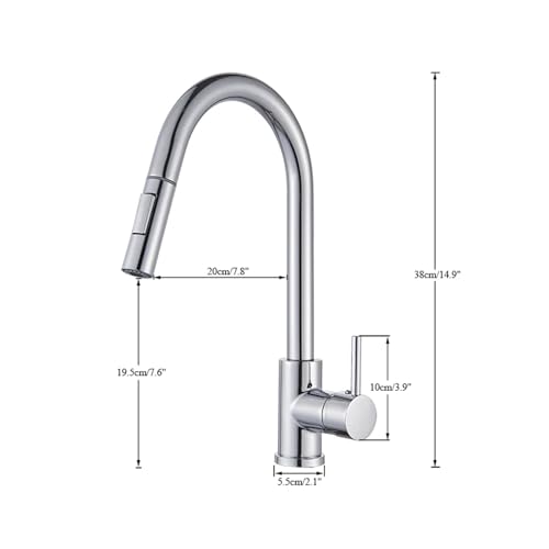 Robinet mitigeur eau chaude froide orientable 360 anti éclaboussure - 2