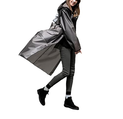 Manteau de pluie long imperméable contre les averses en randonnée et vélo