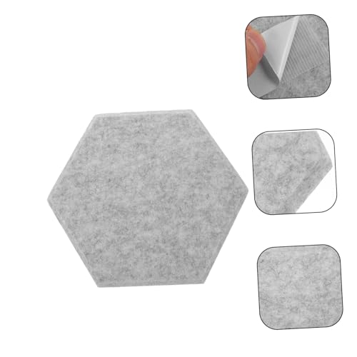 Paneles Acústicos Absorbentes de Sonido 12pcs para Estudio, Oficina y Reducción de Ruido en Pared, Gris Plateado miniatura 7