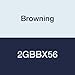 Browning 2GBBX56 Banded V-Belt, BX Section, Rubber Compound, 56" Length, 2" Width, 2 Bands