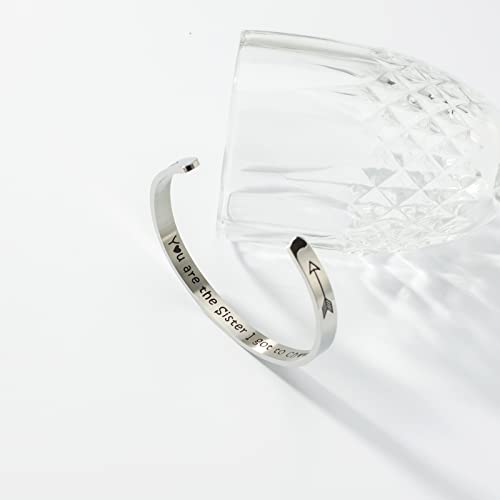 Image of Sister Bracelet Stainless Steel Friendship Jewelry Gifts for friends Female Perfect Best Friend Birthday Gifts for Women