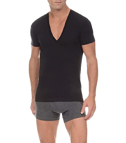 2(x) ist Męski T-shirt Pima Cotton Slim Fit Deep V-neck T-shirt bielizna