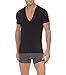 2(x)ist Men's Pima Cotton Slim Fit Crew T-Shirt, Black, Large