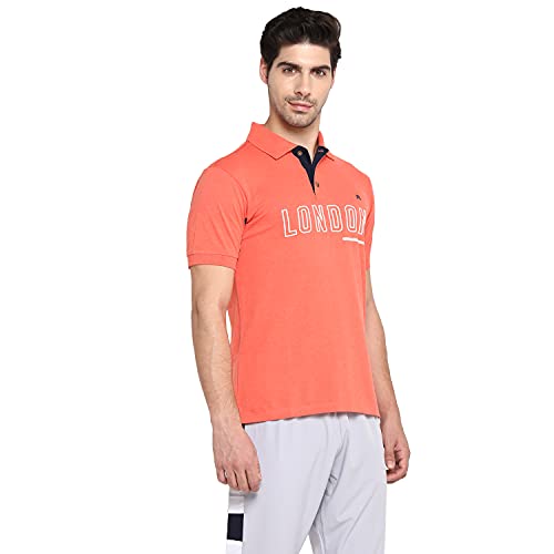 Image of OFF LIMITS Mens PCP London Orange Polo Tshirt