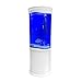 Vepotek Aqualic 360 Acrylic Aquarium Cylinder Fish Tank 78 Gallons w/LED Light & Sump Tank for Tropical Fresh Water Or Salt Walter - White