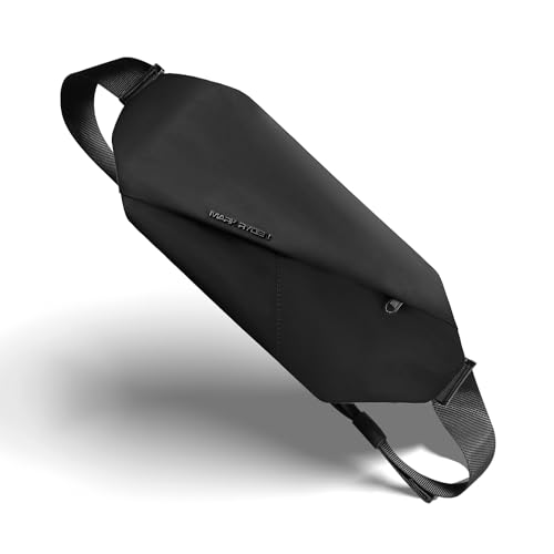 MARKETRON Ultraleicht Sling Bag Slingtasche, Wasserdicht Schultertasche Umhängetasche Herren, Klein Brusttasche Crossbody Bag Mode Hüfttasche für Reise Schule Wandern Fitness Fahrrad Jagd