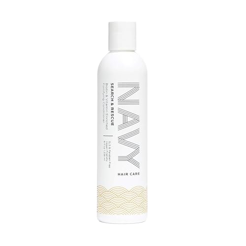 NAVY Hair Care Search and Rescue Conditioner | Biotin and Rosemary Oil Enriched for Hair Growth | Suited for All Hair Types | SLS & Paraben Free | 8 oz
