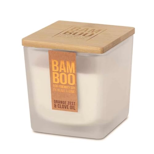 Grande bougie parfumée Zeste d'orange et clou de girofle pour maison
