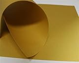 Top Lamination Laminiertechnik 10 Blatt Perlmutt-True-Gold Metall-Bastel-Papier DIN A5 (148x210 mm) 120g/m² komplett durchgefärbt
