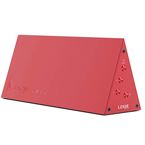 LOXJIE D10 Audio DAC Amplificadores para Auriculares Conversores HiFi Digital-Analgicos (Rojo)