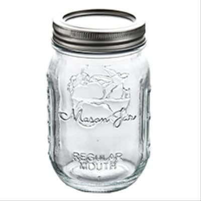 Homepointe X100373 Canning Jars, Glass, Regular Mouth, Pint, 12-Pk. - Quantity 2