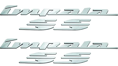 Emblema de panel 94-96 Impala SS cromado con relieve 3D para renovar la placa trasera
