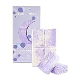 JOON X MOON Bath Bomb Bar (Lavender), Soothing Bath Soak for Relaxation and Hydrated Skin, Shea Butter & Sea Salt for a Nourishing Bubble Bath, 4.9 oz