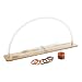 Rolyan Graded ROM Arc, Range of Motion Exerciser for Upper Extremity Physical Therapy, Rehabilitation, Recovery, Wood Base & Plastic Tube with 12 Rings, Improves Mobility of Shoulder, Arm, Elbow