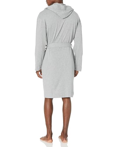 HUGO Mens Linked Knee Length Hooded Robe2