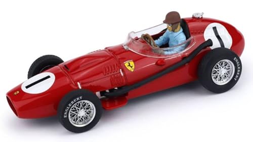  Brumm MODELLINO IN SCALA COMPATIBILE CON FERRARI 246 F1 N.1 WINNER GR.BRITAIN GP 1958 PETER COLLINS W/PILOTE 1:43 BM0069CH