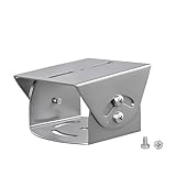 ZT-NET ZT-NET 2D Adjustable Security Surveillance CCTV Camera Mount Bracket Duckbill Head Universal Joint Bracket Crossbar Adapter (2D Stainless Steel Mount Adapter)