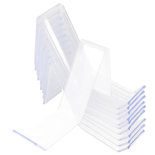 Veemoon 10piezas Vitrinas De Metacrilato Expositores De Bolsos Almacenamiento De Acrílico Resistente y Duradero
