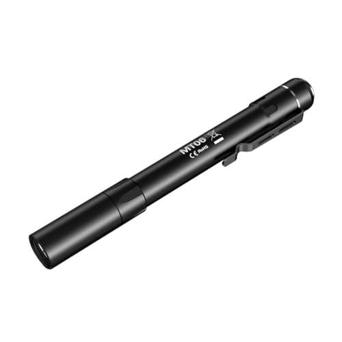 Nitecore MT06 165 Lumens Cree XQ-E R2 Brightest Penlight LED Flashlight - use 2X AAA with Lumen Tactical Keychain Light