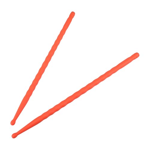 Baquetas 5A de Fibra de Carbono Naranja para Batería