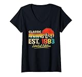Photo Gallery donna classic est. 1993 limited edition vintage year 1993 birthday maglietta con collo a v Photo Gallery donna classic est. 1993 limited edition vintage year 1993 birthday maglietta con collo a v