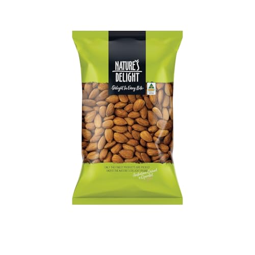 Nature’s Delight Premium Australian Almonds | 100% Natural Whole Almonds | High Protein Snack 400g