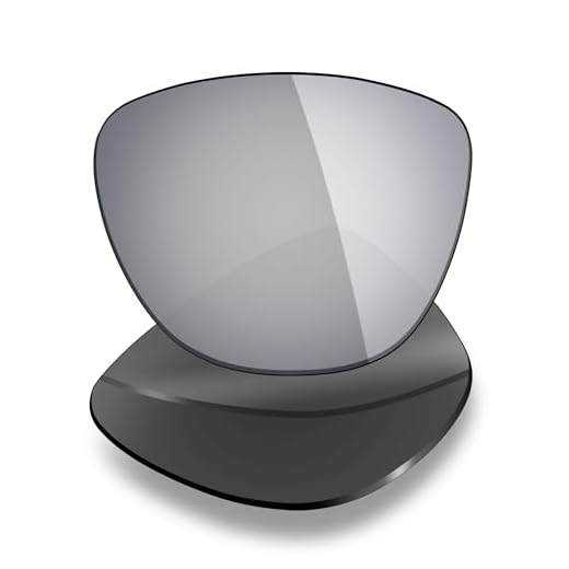 Mryok Lentes de reposição polarizadas para óculos de sol Oakley Frogskins Range XL OO9503 58 mm, HD Polarized, proteção UV, resistente a impactos e ajuste perfeito - Titânio prata