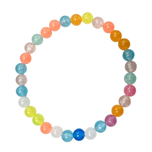 30cm Leuchtende Bunte Perlen Haustierhalskette – Hundehalsband und Katzenhalsband, Glow-in-The-Dark für Kleine Hunde, Katzen & Welpen, Sichtbar & Stilvoll bei Nacht, Alltagstauglicher Haustierbedarf