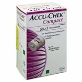 accu chek teststreifen amazon Zur bestimmung von Blutzucker Accu-Chek Compact 1310240 Glucose Teststreifen